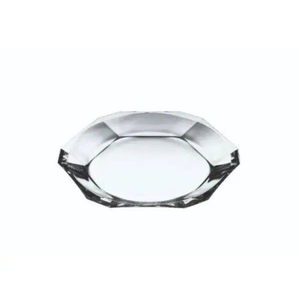 Pasabahce Nude Reflection - Crystal Glass - Dessertborden - Set van 6 - 18 cm