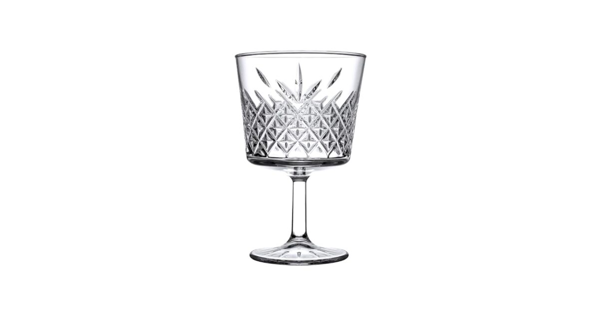 Pasabahce Timeless 440456 - Glazen Op Voet - Set van 4 - 270 ml – Image 1