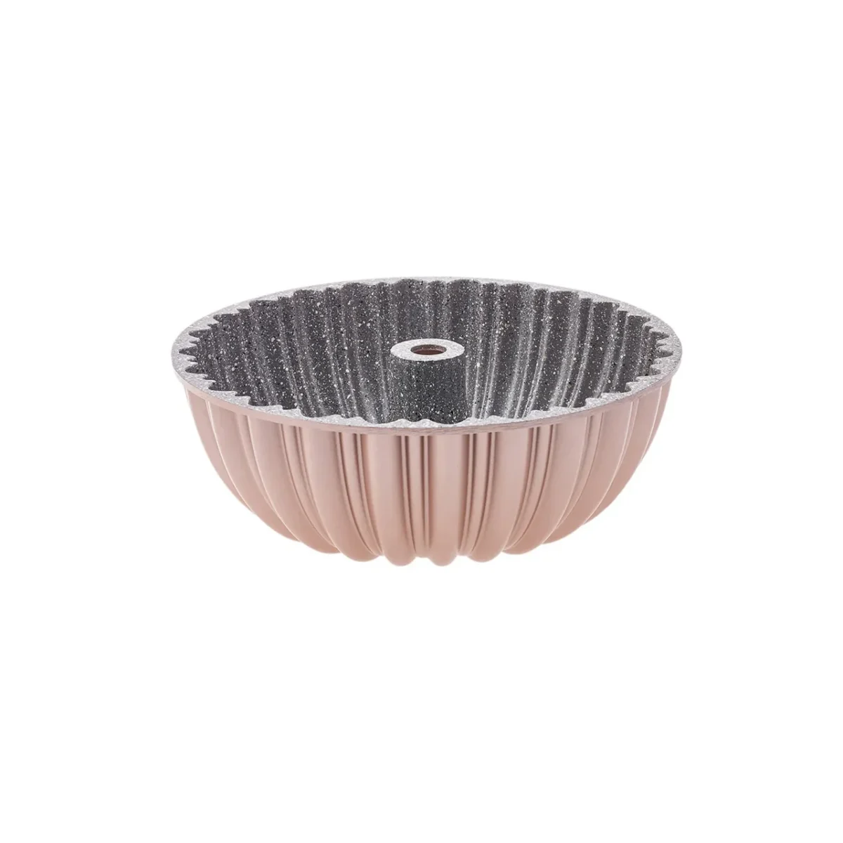 Karaca Cake Pro Dilimli - Ronde Bakvorm - Graniet - Rosegoud - 25.5 cm - Görsel 2