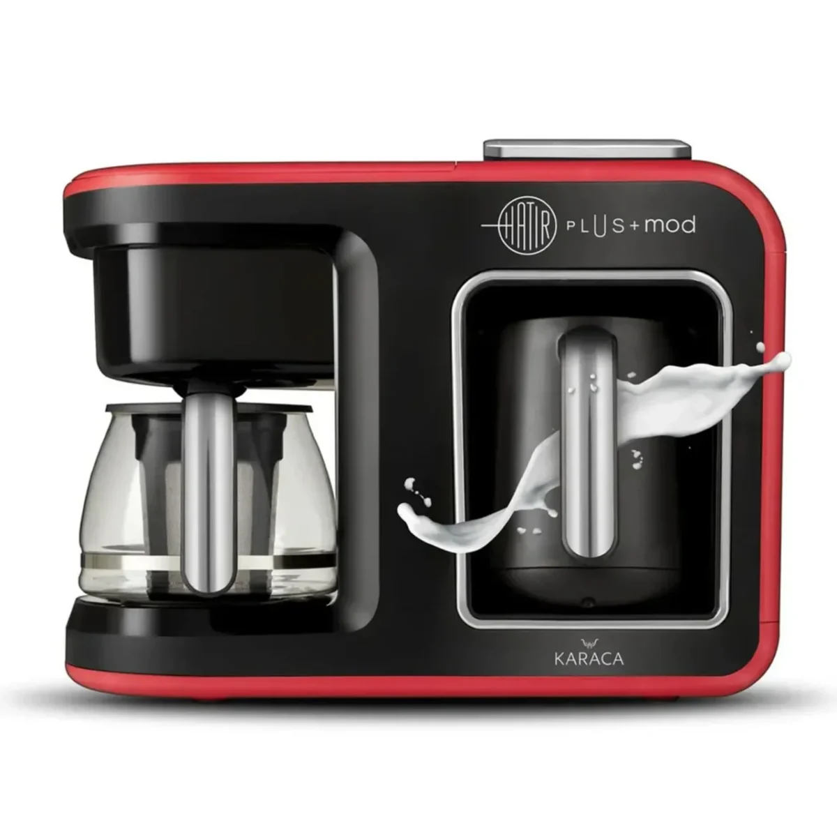 Karaca Hatır Plus Mod - 5-in-1 Thee- en Koffiemachine - Rood - 1385 W - Görsel 1