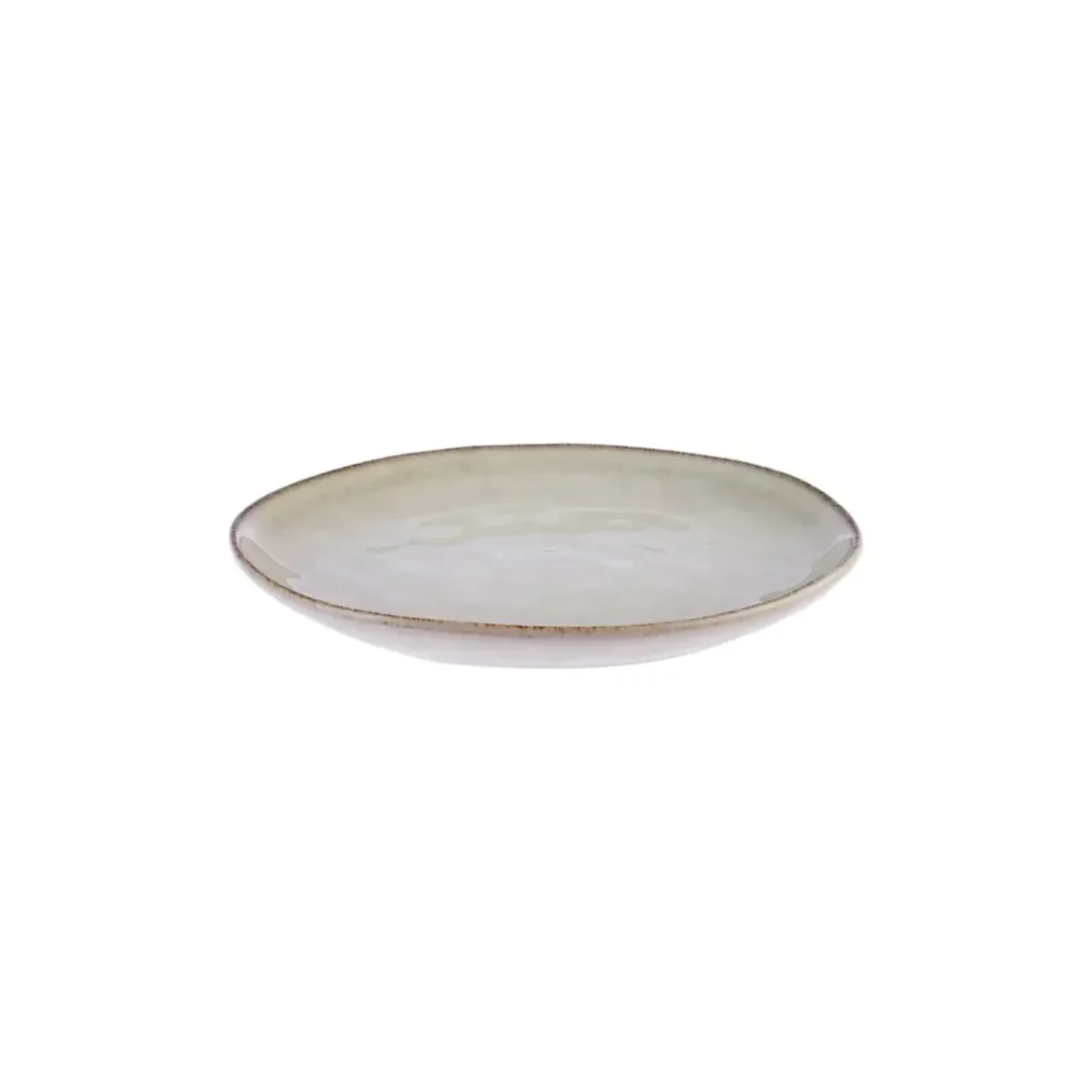 Karaca Aria Reactive - Stoneware Dessertbord - Hangemaakt - 20 cm - Beige – Bild 2