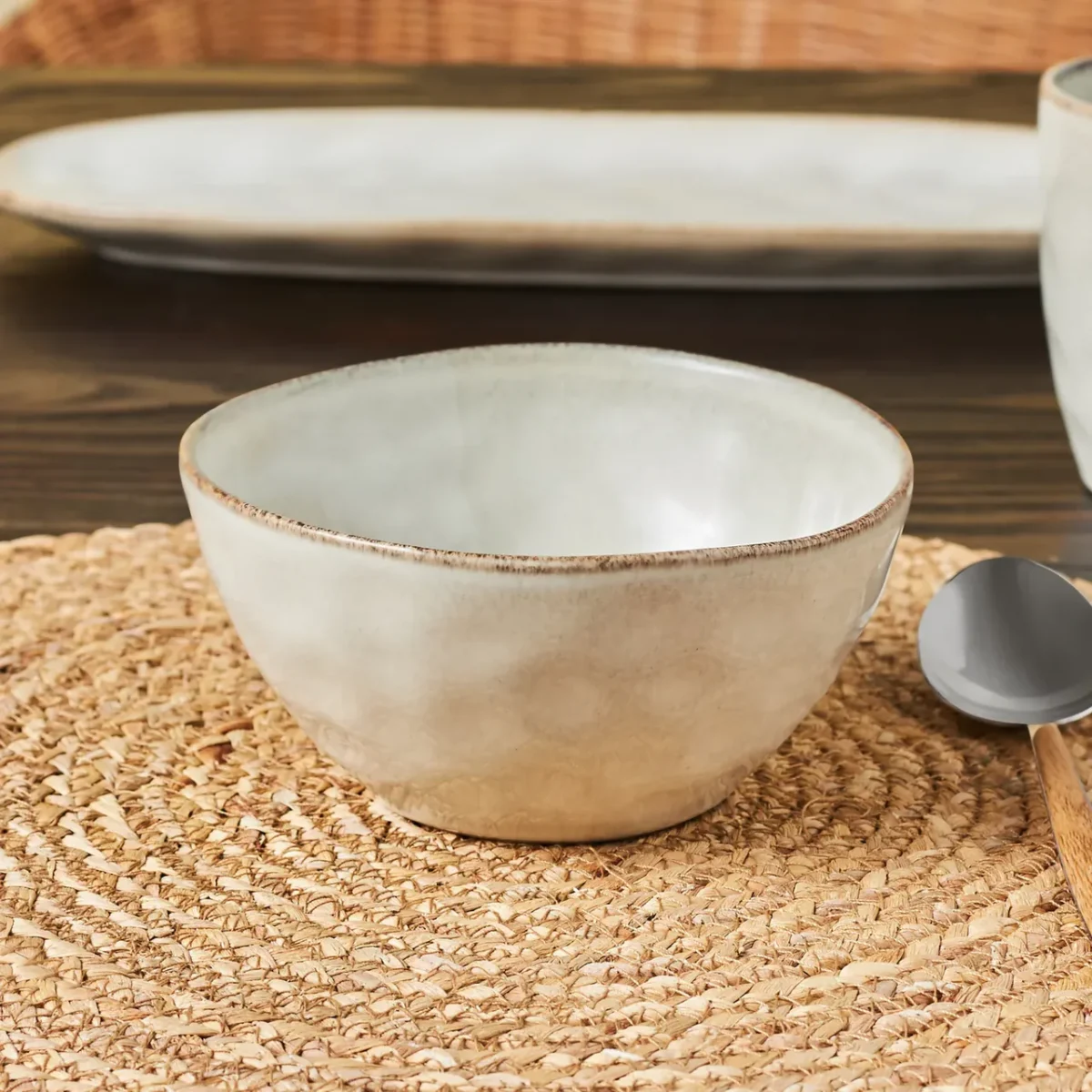 Karaca Aria Reactive - Beige Soepkom - 16 cm - 1 Stuk – Bild 3