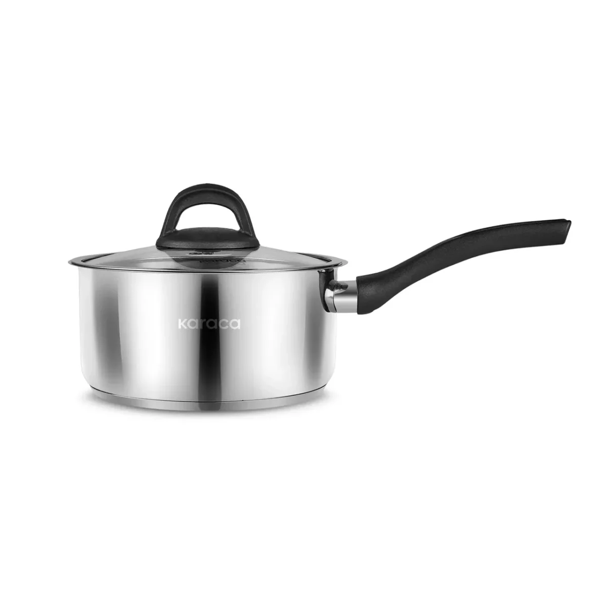 Karaca Gastro Milk - Melkpan / Steelpan met Deksel - 18 cm - RVS - Afbeelding 3