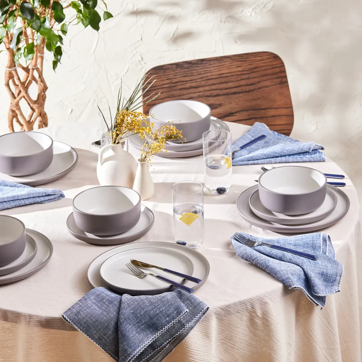 Karaca Riley - Stoneware - Serviesset - 18-Delig - 4-Persoons – Bild 2