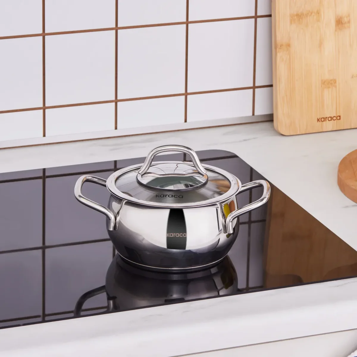 Karaca Emirgan - RVS Steelpot- 14 cm - Inductiegeschikt - Image 2