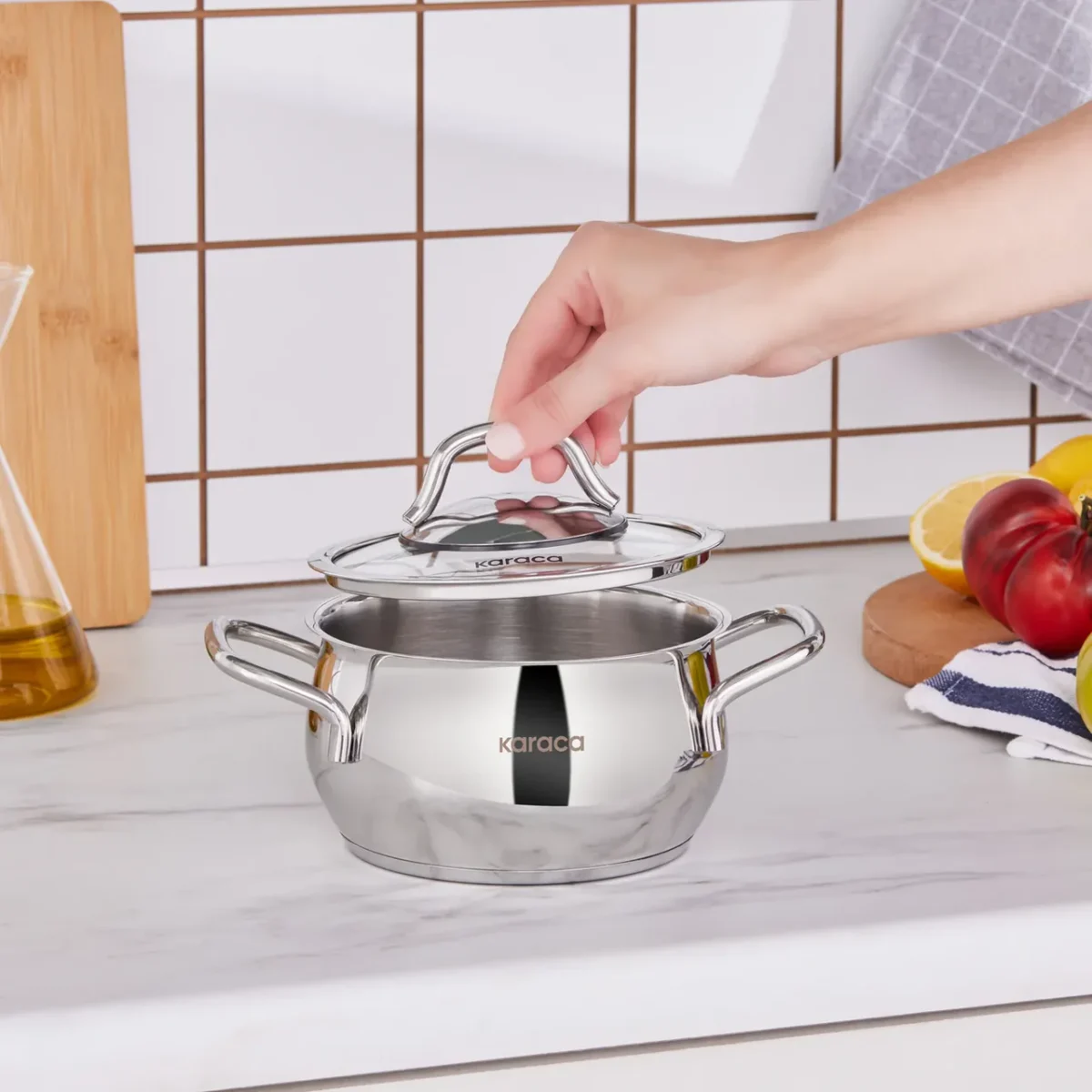 Karaca Emirgan - RVS Steelpot- 14 cm - Inductiegeschikt - Image 3