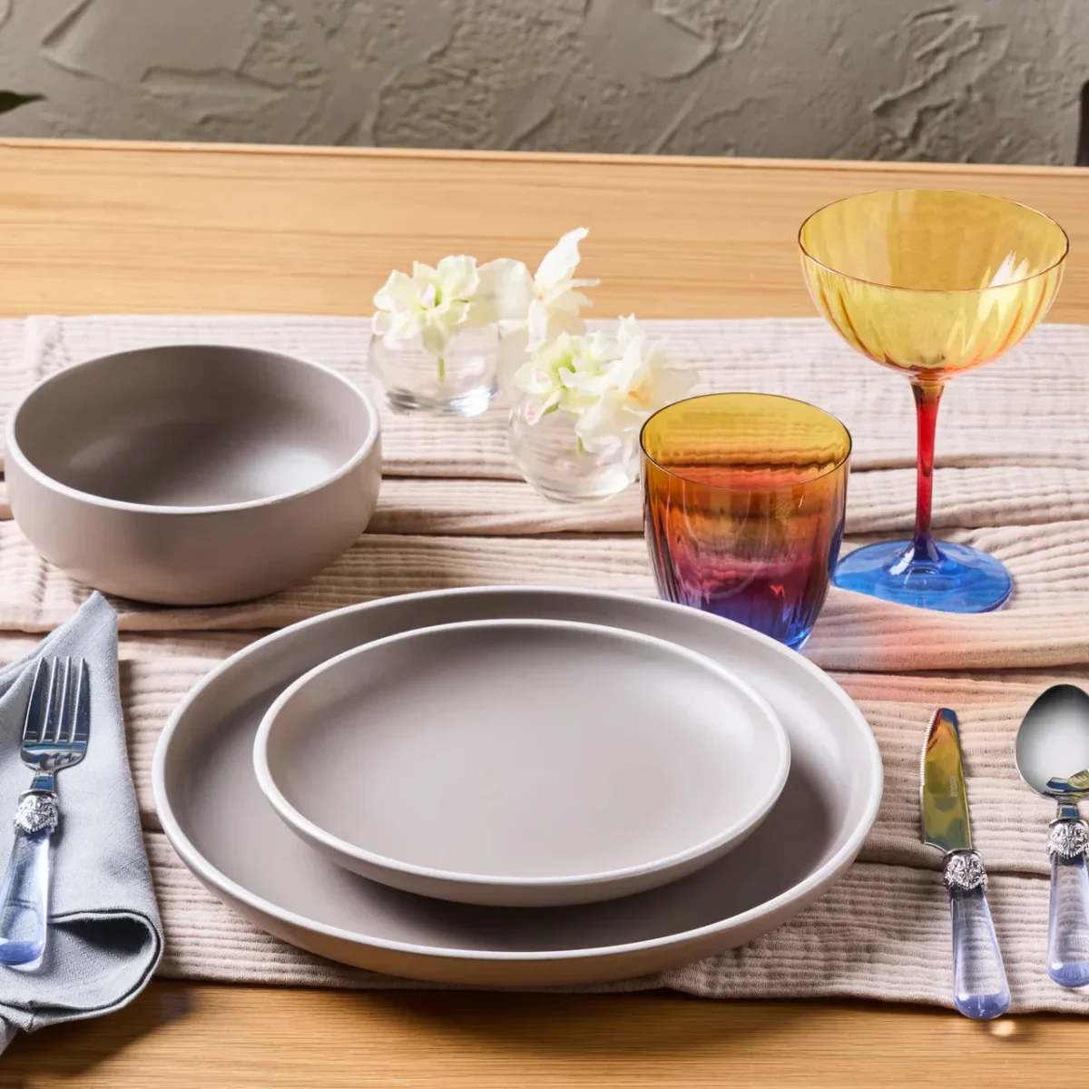 Karaca Moonstone - Stoneware - Serviesset voor 4 Personen - 12-Delig – Image 2