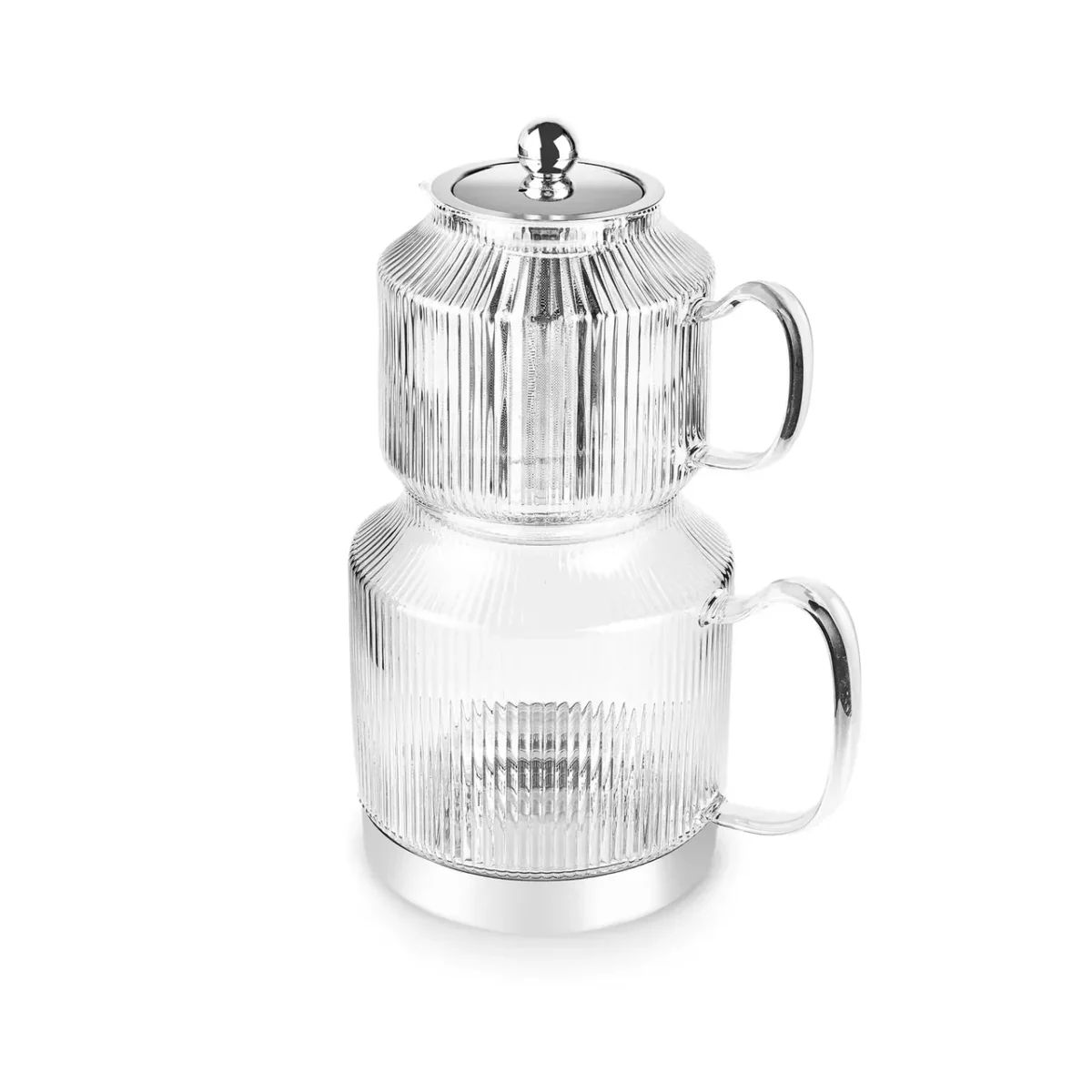 Karaca Kelly XL - Glazen Theepot - Borosilicaatglas - 2000 ml - Geschikt Voor alle Warmtebronnen - Görsel 7