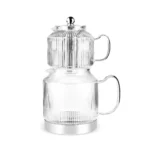 Karaca Kelly XL - Glazen Theepot - Borosilicaatglas - 2000 ml - Geschikt Voor alle Warmtebronnen - Görsel 8