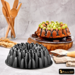 Polochef Casting  - Graniet Bakvorm - 26 cm - Non-Stick - Zwart