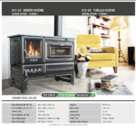 S11UC Sabah Open Haard Met Oven – Houtkachels Op Voet – Gietijzer Haardkachel- Mat Zwart – 7,99 KW – Inclusief Haak en Schraper
