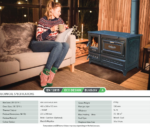 S12C Bakstenen Houtkachel met Glas: Hout- en Koolkachel met Bakstenen en Gietijzeren Binnenwerk - 7.99 KW Inclusief Bakplaat, Haak en Schraper