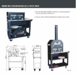 Sabah BBQ1 - Barbecue Kooltuinoven en Grill op Wielen met Hittebestendig Glas en Waterdichte Hoes - Image 4