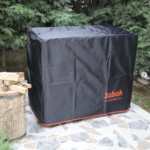 Sabah BBQ1 - Barbecue Kooltuinoven en Grill op Wielen met Hittebestendig Glas en Waterdichte Hoes - Image 9