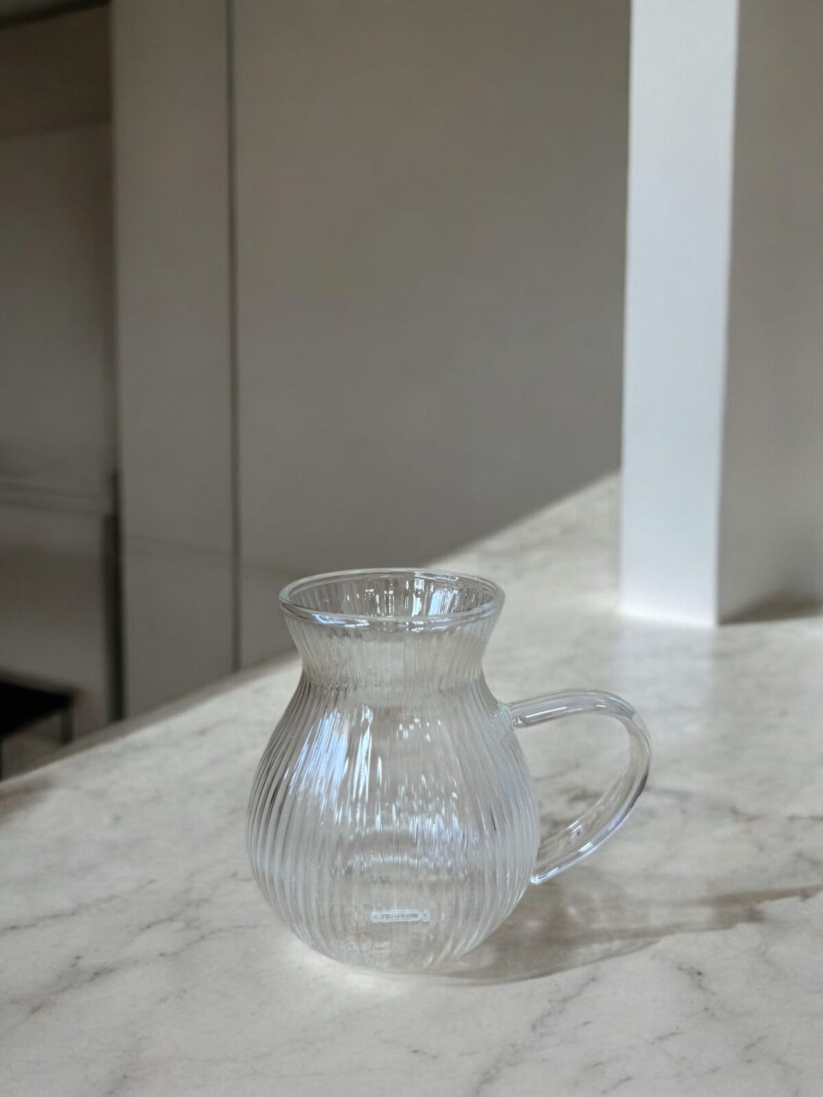 Mulex - Geribbelde Theeglazen met Oor - Set van 6 - 200 ml - Görsel 1