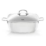 Fissler Secural - Braadpan met Antikleeflaag - Vierkant met Glasdeksel - 28x28cm