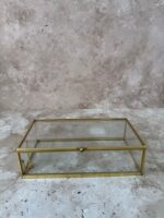 Ekselans EK-369 - Decoratieve Glazen Doos - Bedankjesdoos - 17 x 9 x 5 cm - Sieradendoos