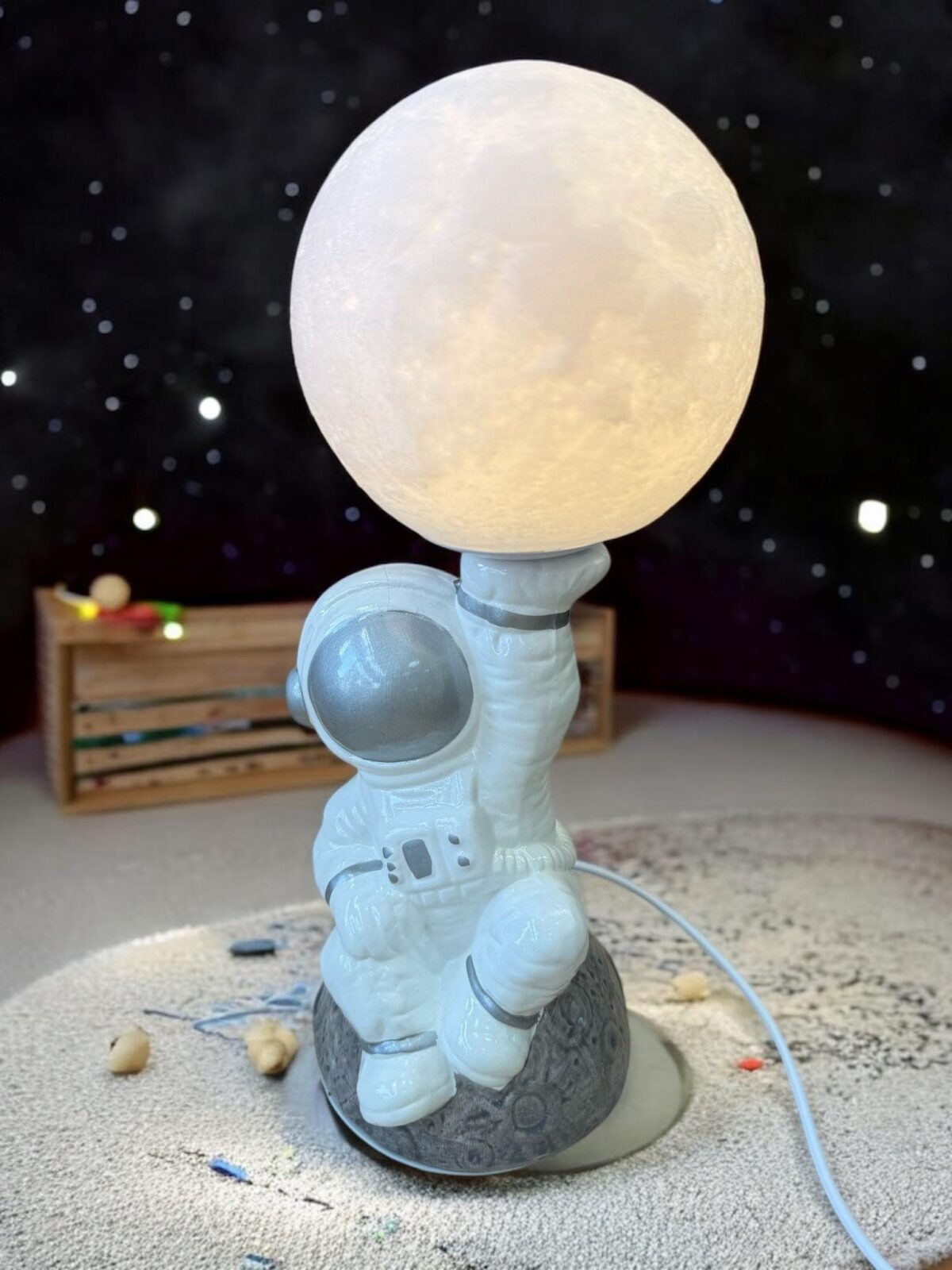 Ekselans EK-397 - Astronaut Lamp - Nachtlamp - 31 cm - Afbeelding 1