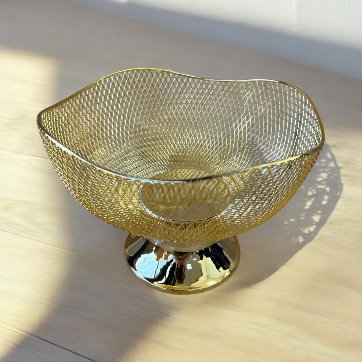 Ekselans EK-374 - Gouden Fruitschaal - 23,5 cm – Bild 2