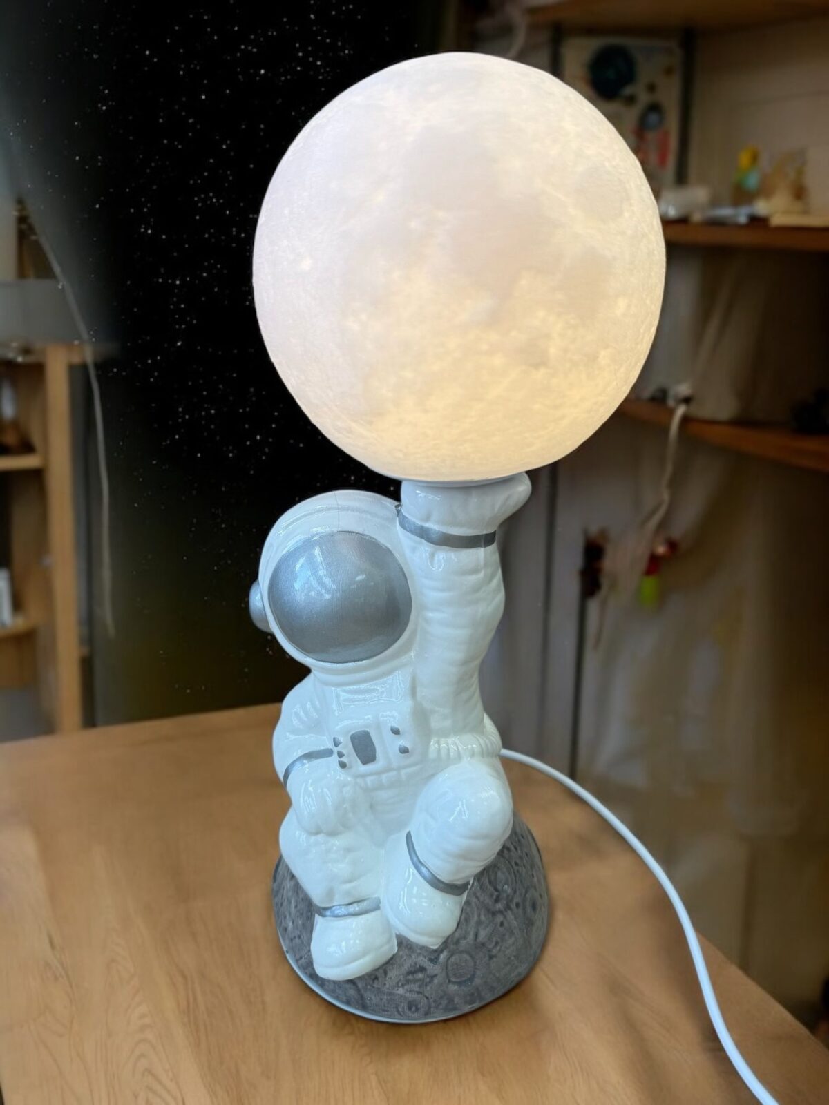Ekselans EK-397 - Astronaut Lamp - Nachtlamp - 31 cm - Afbeelding 2
