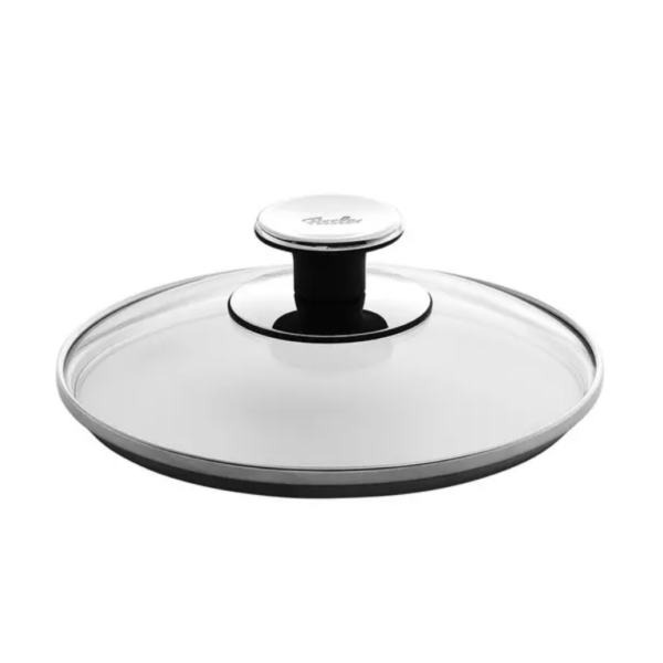 Fissler - Koekenpan Glasdeksel - Ø 30cm – Hoogwaardig Hittebestendig Glas – Ergonomisch Handvat