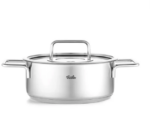 Fissler Pure Collection - RVS Pannenset met Glasdeksels - 4-delig - Görsel 3