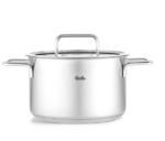 Fissler Pure Collection - RVS Pannenset met Glasdeksels - 4-delig - Görsel 4