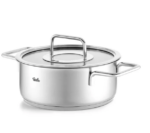 Fissler Pure Collection - RVS Kookpan Laag met Glasdeksel - 20cm - 2,4L - Görsel 3