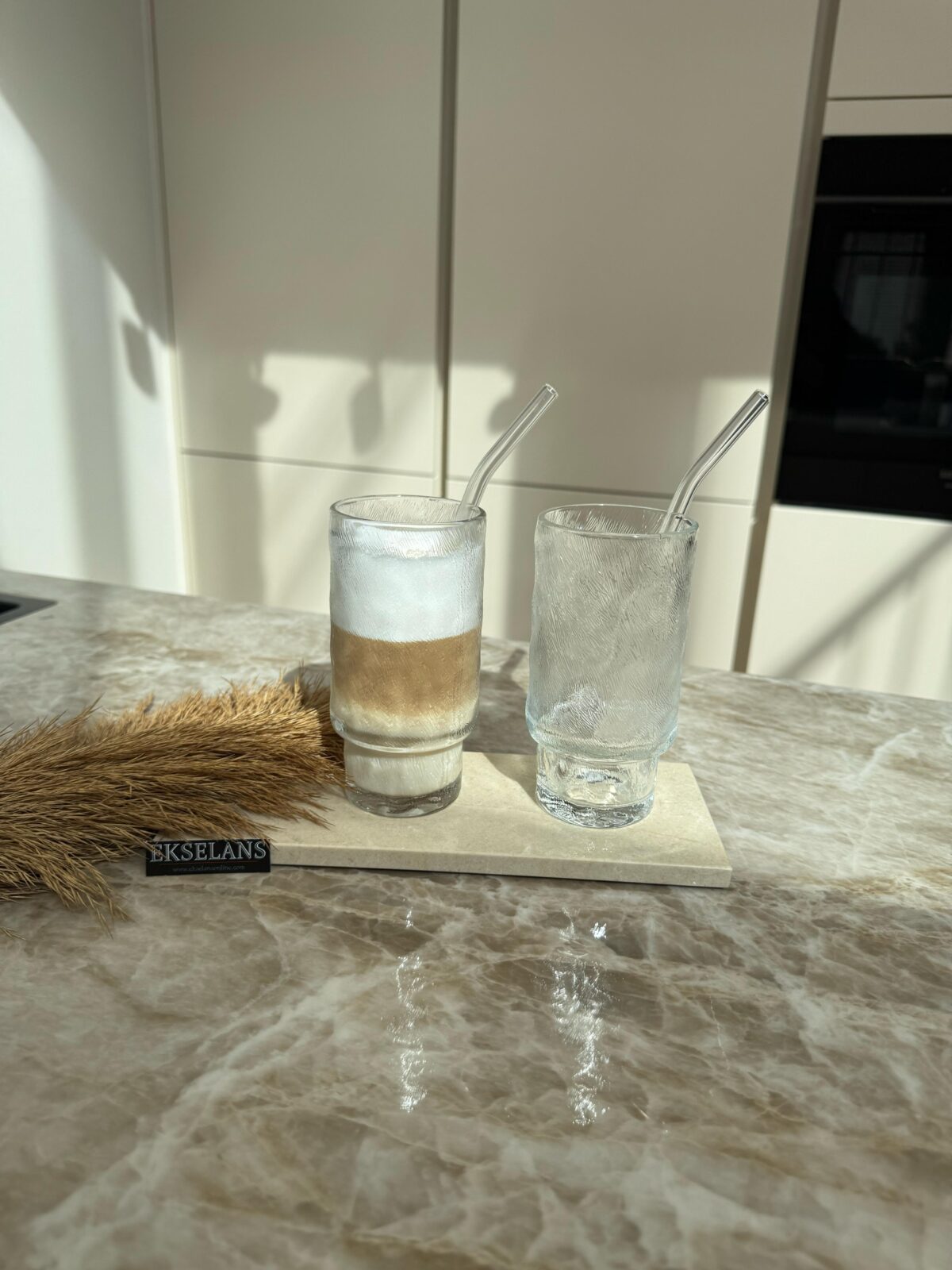 Ekselans – Glacier Longdrinkglazen – Set van 6 – 300 ml - Glas - Afbeelding 3