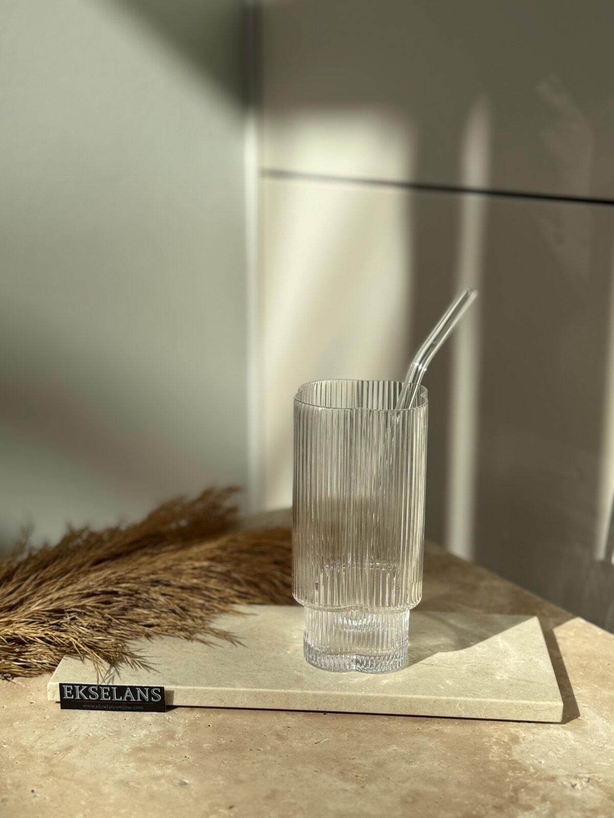 Ekselans - Klaver Longdrinkglazen - Set van 6 - 350 ml - Glas – Image 3