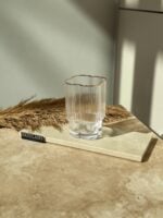Ekselans – Klaver Drinkglazen met Gouden Rand – Set van 6 – 330 ml – Glas