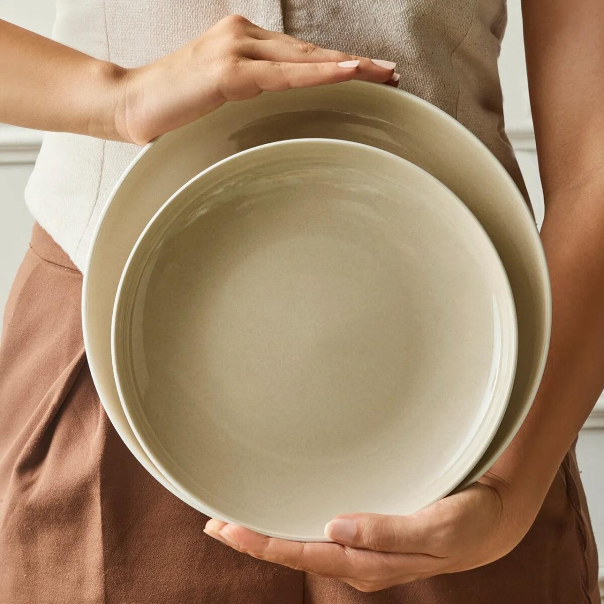 Bricard Porcelain Barles - Porseleienen Serviesset - 25-Delig - 6 Persoons - Beige – Image 3
