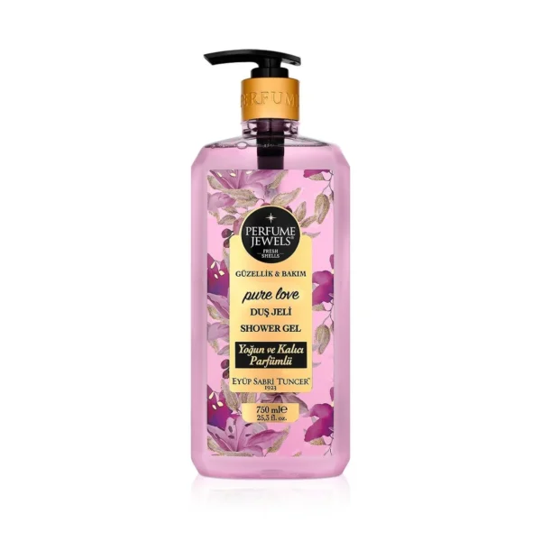 Eyüp Sabri Tuncer - Pure Love Douchegel - 750 ml - Gluten- en Parabeenvrij - Natuurlijke Olijfolie Essentie