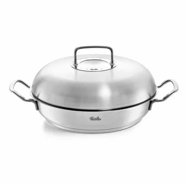 Fissler Original-Profi Collection - Crispy Braadpan met High Dome - RVS Deksel - 24cm
