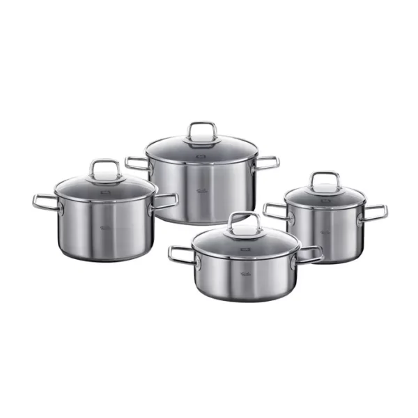 Fissler Viseo - Pannenset met Glasdeksel - 4-delig - RVS