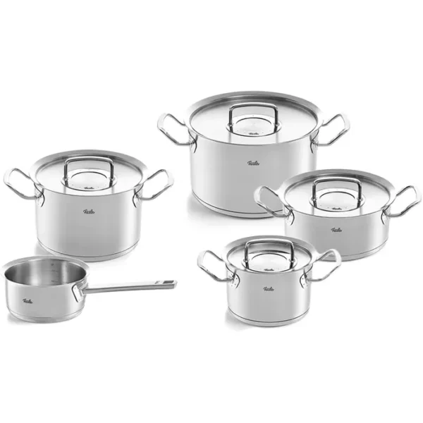 Fissler Original-Profi Collection - Pannenset met Steelpan en RVS Deksels - 5-delig