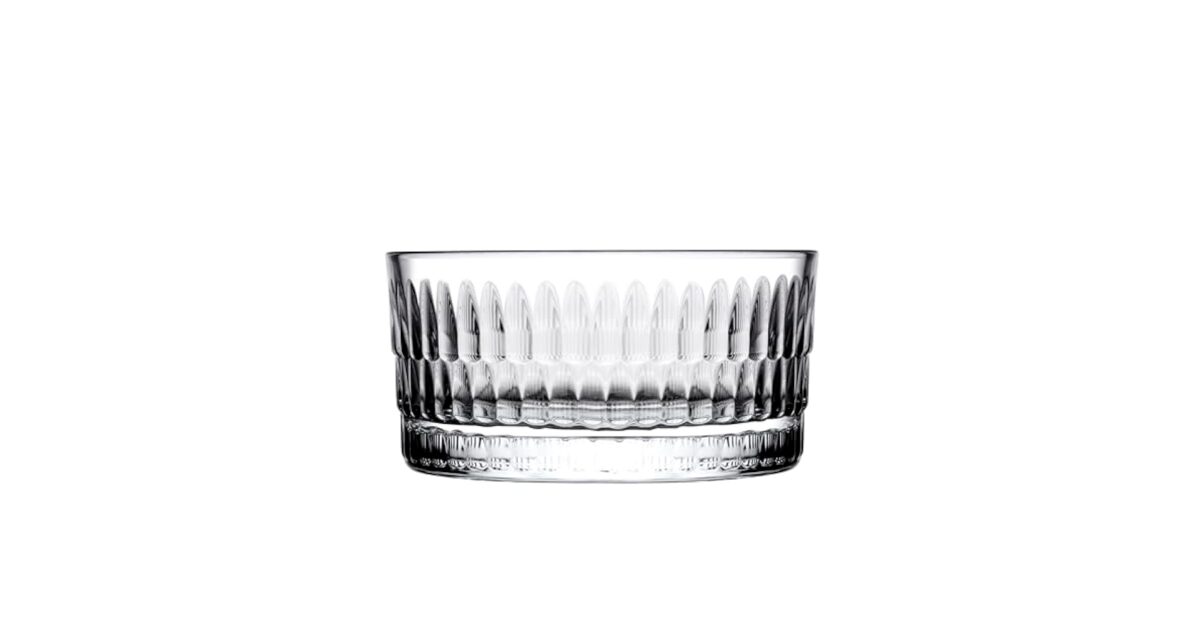 Pasabahce Rain 530022 - Glazen Schaaltjes - Set van 6 - 185 ml - Image 1