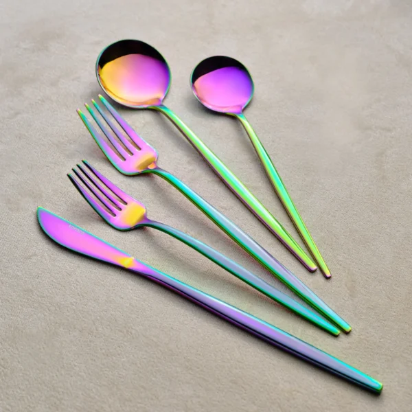 Karaca Orion Rainbow - Bestekset - 12-Persoons - 60-delige