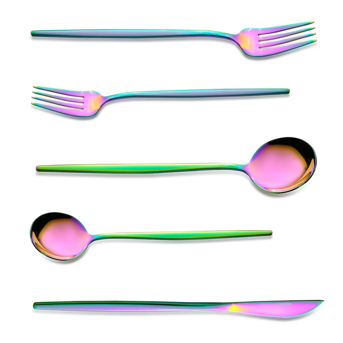 Karaca Orion Rainbow - Bestekset - 12-Persoons - 60-delige - Image 9