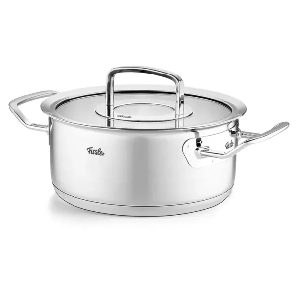 Fissler Original-Profi Collection - Kookpan Laag met Glasdeksel - 20cm - RVS