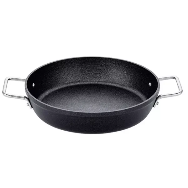Fissler Adamant - Serveerpan - 32cm - Dubbelhandvat - Zwart