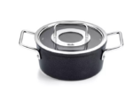 Fissler Adamant - Kookpan met Glasdeksel - 18cm - Zwart