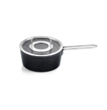 Fissler Adamant - Sauspan - SCP Rond Antraciet - met Glasdeksel - Roestvrijstaal - 16 cm