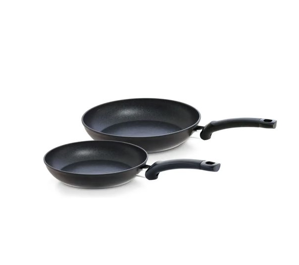 Fissler Adamant Classic - 2-delige - Koekenpannenset - Zwart - 24cm +28 cm