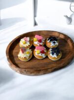 Ekselans EK-342 – Decoratieve Plastic Cakejes – Set van 6 – Ø9 cm – Realistische Nep Gebakjes voor Decoratie & Speelkeuken