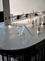 Ekselans EK-261 - Glazen Geurfles met Geurstokjes – 9 x 20 cm – Luxe Interieurparfum – Decoratief en Verfrissend - Afbeelding 2