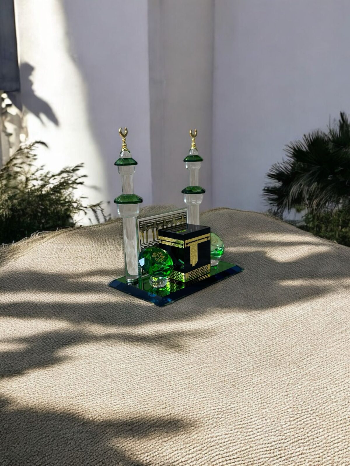 Ekselans EK-280 – Kaaba Miniatuur Decoratiebeeld – Spirituele Tafeldecoratie – 14 x 18 cm - Afbeelding 2