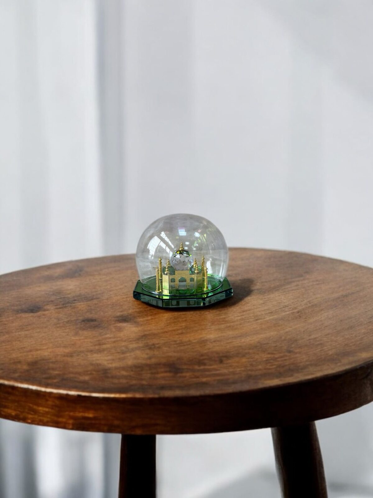Ekselans EK-284 – Miniatuur Moskee in Glazen Bol – Islamitische Decoratie – 12,5 x 10,5 cm - Afbeelding 3