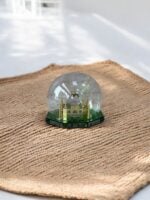 Ekselans EK-284 – Miniatuur Moskee in Glazen Bol – Islamitische Decoratie – 12,5 x 10,5 cm