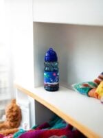 Ekselans EK-327 - Blauwe Kinderdrinkfles met Rietje – 6 x 16 cm